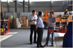 烟台市委常委、宣传部长于永信来公司调研